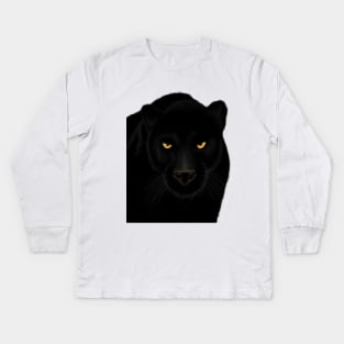 Black Panther Kids Long Sleeve T-Shirt